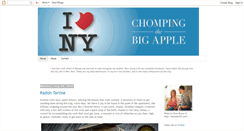Desktop Screenshot of chompingthebigapple.com